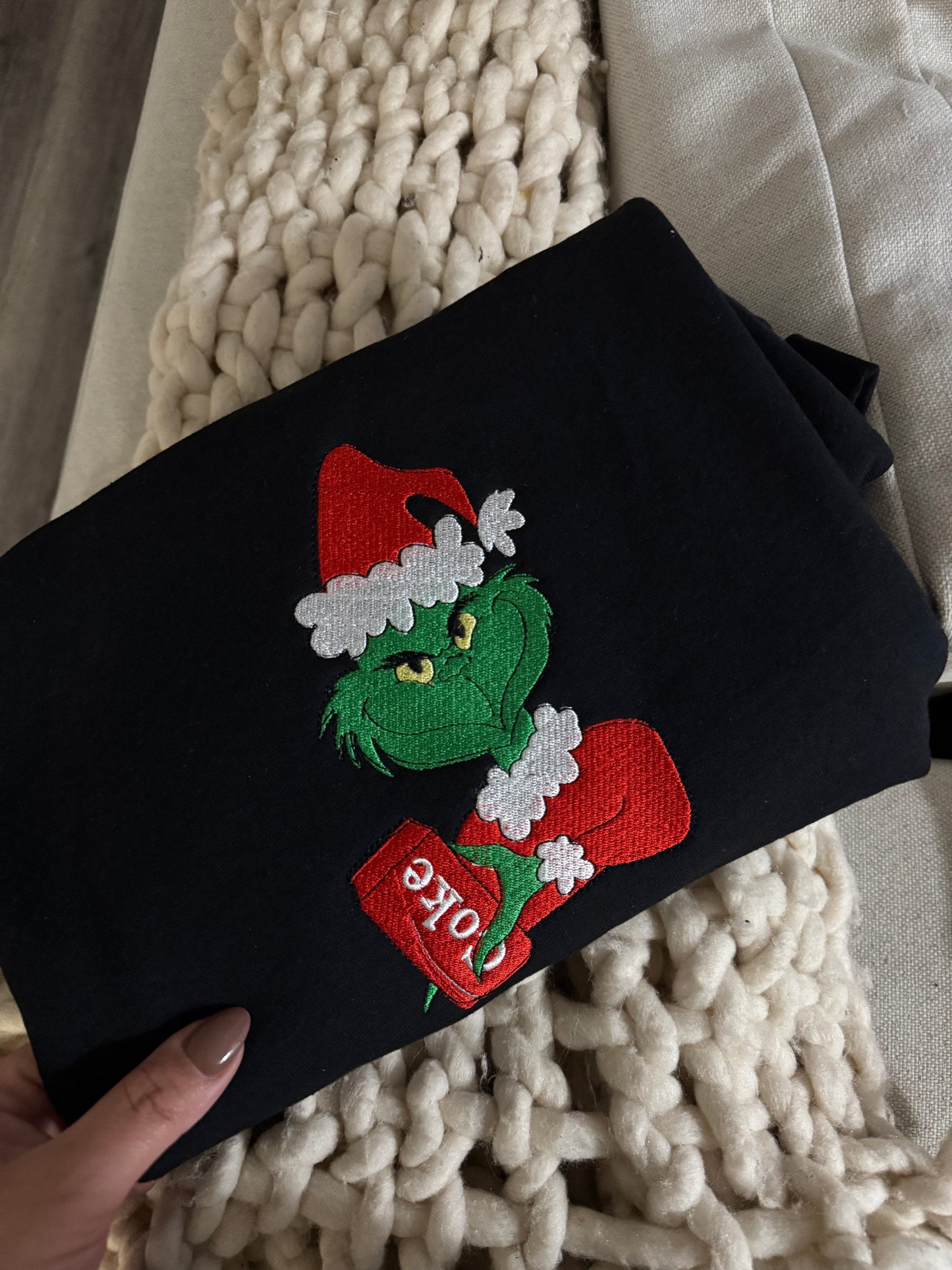 Grinch coke crewneck